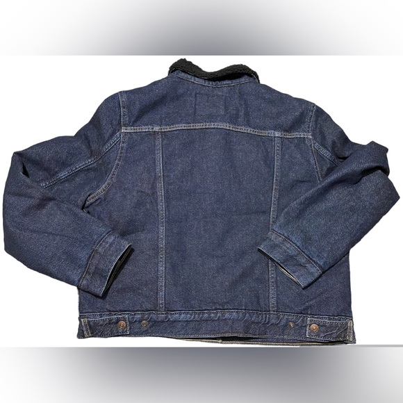 NWOT Levi Strauss Faux Fur Jean Jacket - Picture 2 of 5